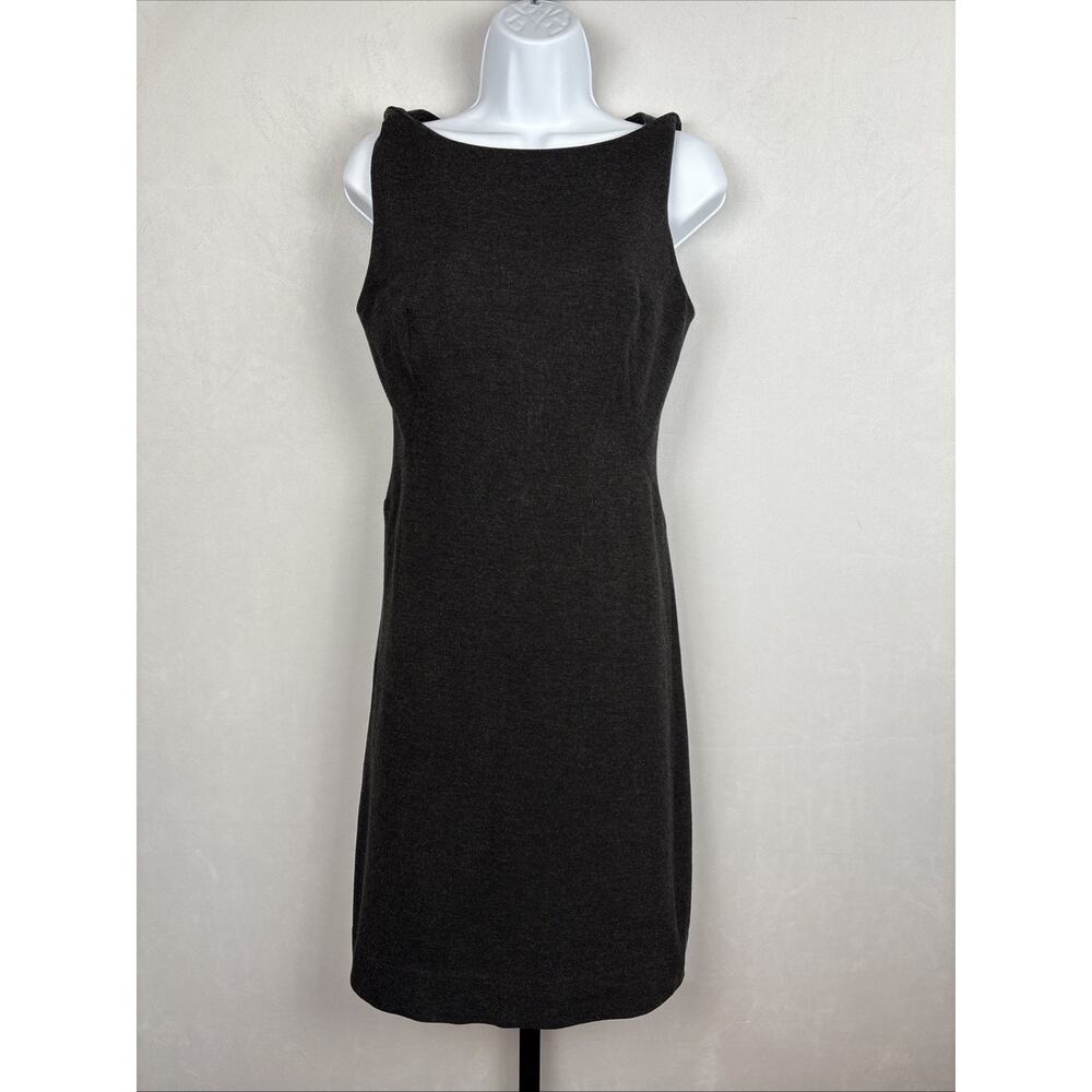 MM LaFleur Lydia Dress Women's Size 8 Charcoal Gray Sophisticated Minimalist